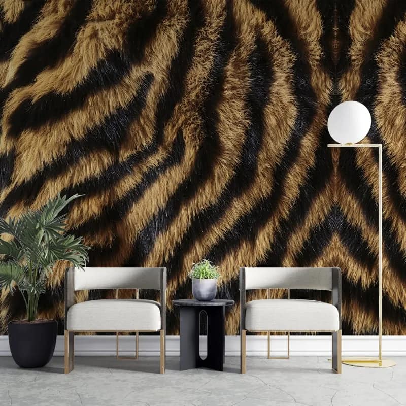 Leopar Desenli Duvar Kağıdı